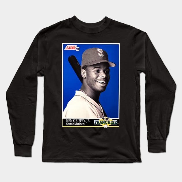 Ken Grifey Jr Long Sleeve T-Shirt by OniSide